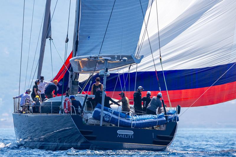 Stratis Andreadis' Meliti during Friday's practice race - photo © Nikos Alevromytis / Alen Photography