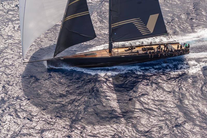 Maxi Yacht Rolex Cup 2026 Day 3 - The mighty V en route to her bullet in today's first windward-leeward race for the Maxi 1 class - photo © IMA / Studio Borlenghi 