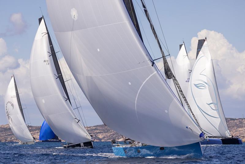 Maxi Yacht Rolex Cup 2026 Day 5 - James Neville's Artemis Bleu leads out of Bomb Alley en route to Maxi 3 victory - photo © IMA / Studio Borlenghi 