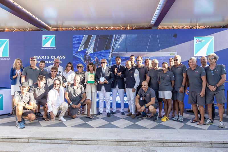 Maxi Yacht Rolex Cup 2026 Day 5 - Record breaking team: H2O won their class in the Maxi Yacht Rolex Cup for a record eighth time - photo © IMA / Studio Borlenghi 