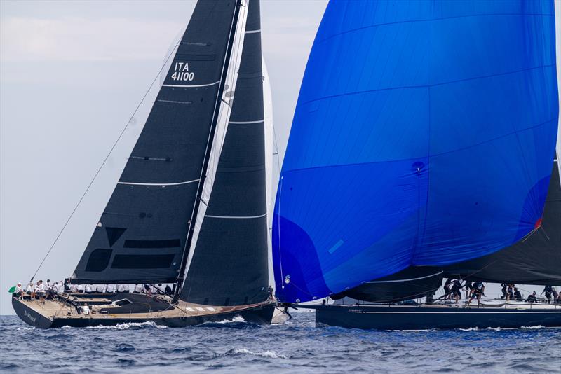 Luciano Gandini's Mylius 80 FD Twin Soul B is in a major fight to win Maxi 2 at Les Voiles de Saint-Tropez - photo © Gilles Martin-Raget / www.martin-raget.com
