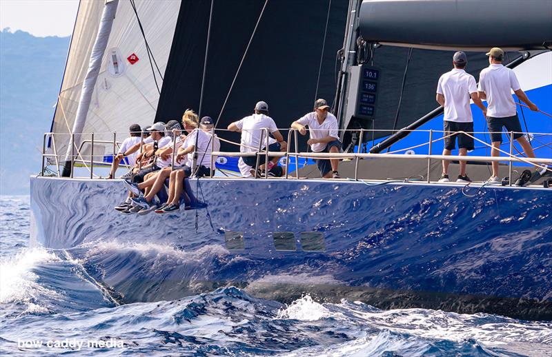 Maxi racing on D5 of Les Voiles de Saint Tropez 2026  - photo © Bow Caddy Media