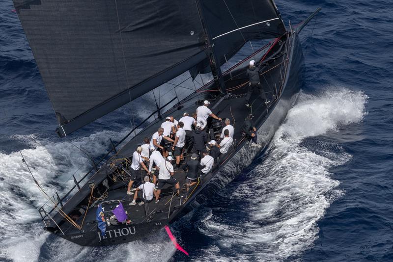 Sir Peter Ogden's 77ft Jethou claimed the hard fought Maxi 1 class at Les Voiles de Saint Tropez 2026  - photo © Gilles Martin-Raget / www.martin-raget.com