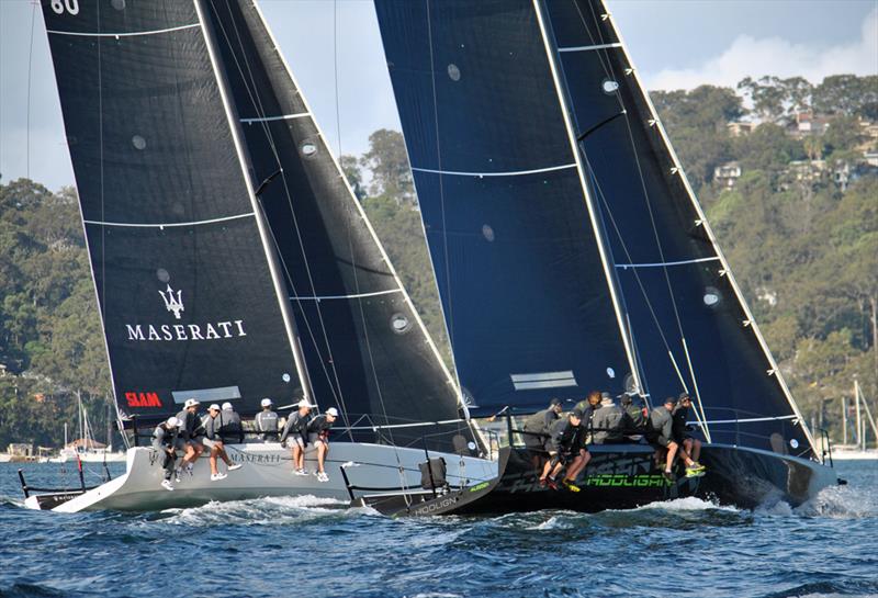 Hooligan and Maserati at the MC38 Autumn Regatta photo copyright McConaghy Boats taken at Middle Harbour Yacht Club and featuring the MC38 class