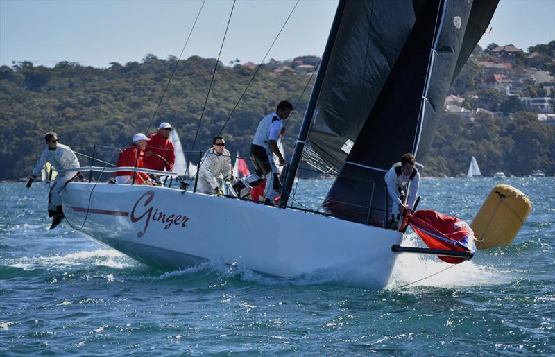 Ginger boat of the opening day during the MC38 Winter Regatta Act 4 on Sydney Harbour - photo © David Staley / MHYC