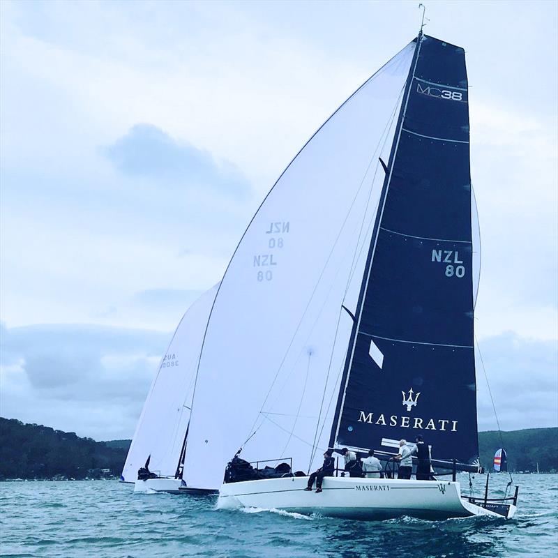 Maserati during MC38 2017-18 Summer Series Act 2 photo copyright Tom Spithill / RPAYC taken at Royal Prince Alfred Yacht Club and featuring the MC38 class