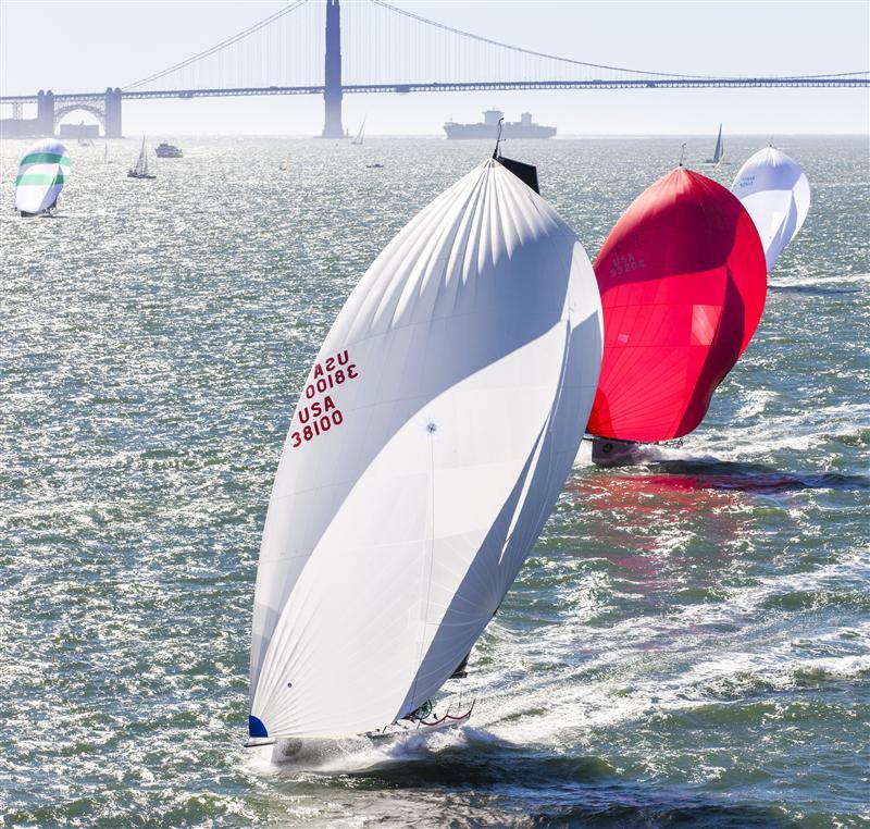 Donald Payan's McConaghy 38 Whiplash in the HPR class on day 2 of the Rolex Big Boat Series in San Francisco photo copyright Daniel Forster / Rolex taken at St. Francis Yacht Club and featuring the MC38 class
