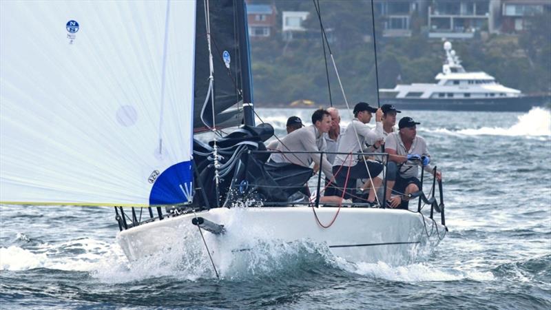 Maserati at Sydney Harbour - MC38 Australian Championship photo copyright Marg Fraser-Martin taken at Middle Harbour Yacht Club and featuring the MC38 class