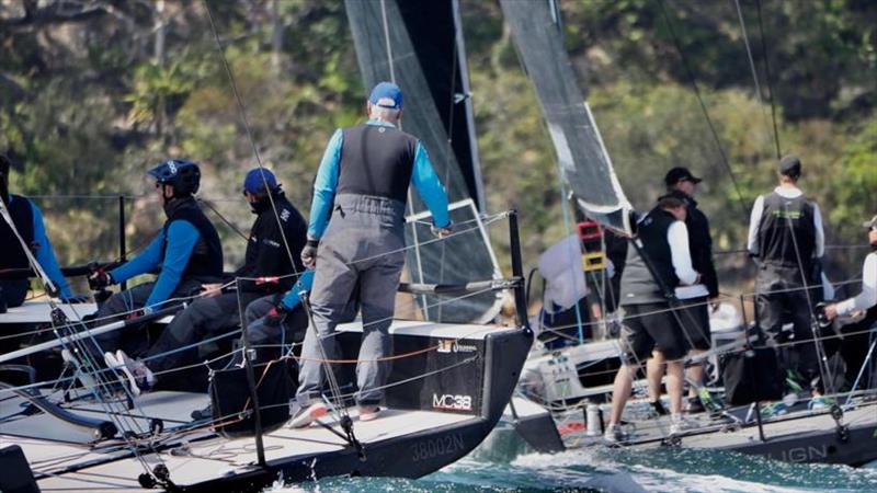 Dark Star and Hooligan photo copyright Tilly Lock Media taken at Cruising Yacht Club of Australia and featuring the MC38 class