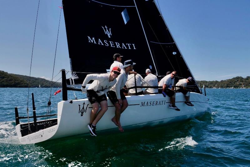 MC38 champion Maserati (Neville Crichton) photo copyright Tilly Lock Media taken at Royal Prince Alfred Yacht Club and featuring the MC38 class