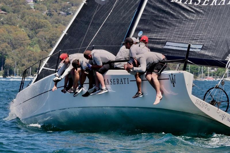 Act 5 and series winner Maserati photo copyright Tilly Lock Media taken at Royal Prince Alfred Yacht Club and featuring the MC38 class