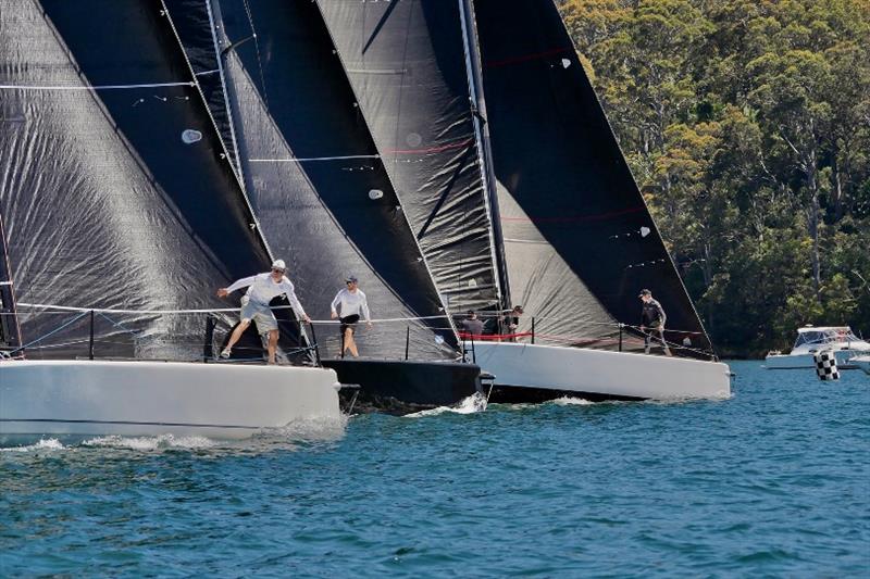 Act 5 start on Pittwater photo copyright Tilly Lock Media taken at Royal Prince Alfred Yacht Club and featuring the MC38 class