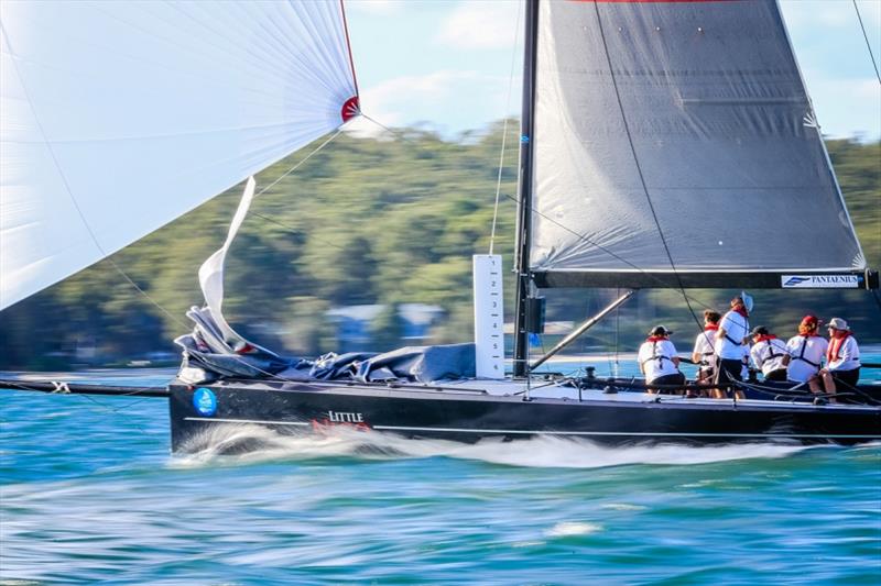 Super 12 Little Nico - Sail Port Stephens 2017 photo copyright Salty Dingo taken at Port Stephens Yacht Club and featuring the MC38 class