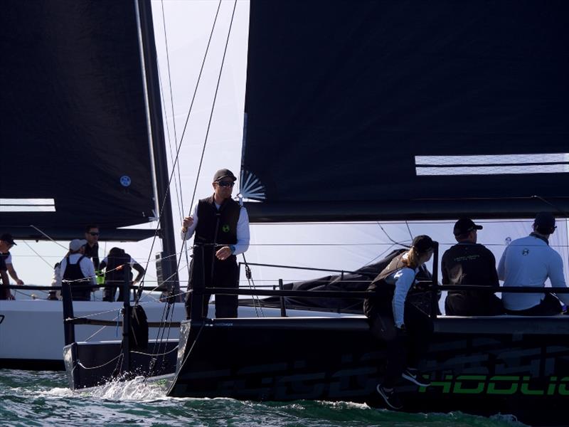 Tom Slingsby tactician Hooligan - 2019 MC38 Season Act 2 photo copyright Tilly Lock Media taken at Royal Sydney Yacht Squadron and featuring the MC38 class