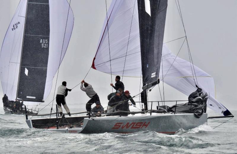 Swish on Pittwater for Act 3 photo copyright Tilly Lock Media taken at Royal Prince Alfred Yacht Club and featuring the MC38 class