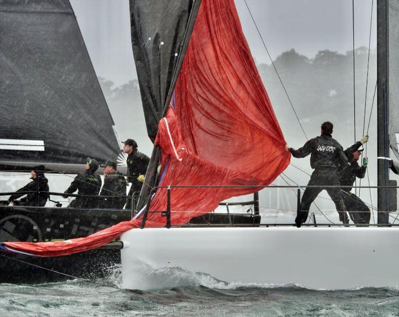 Hooligan (left) and Lazy Dog duke it out photo copyright Tilly Lock Media taken at Royal Prince Alfred Yacht Club and featuring the MC38 class