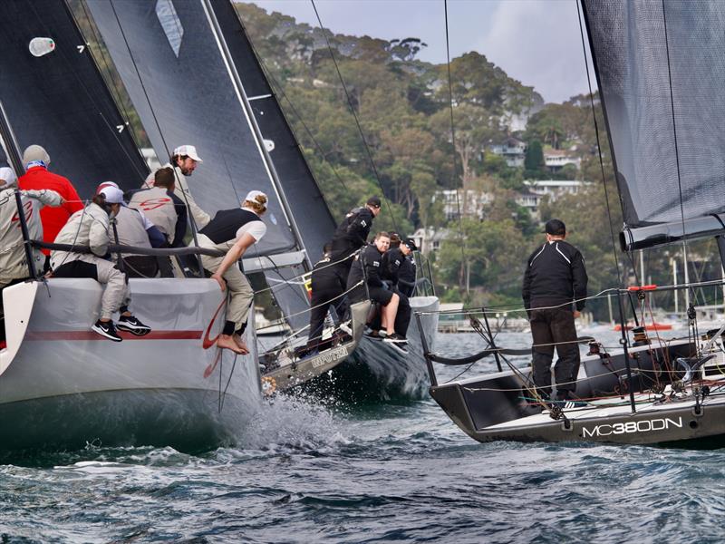 Compressed MC38 fleet - MC38 2022 Season Act 4 photo copyright Tilly McKnight taken at Royal Prince Alfred Yacht Club and featuring the MC38 class