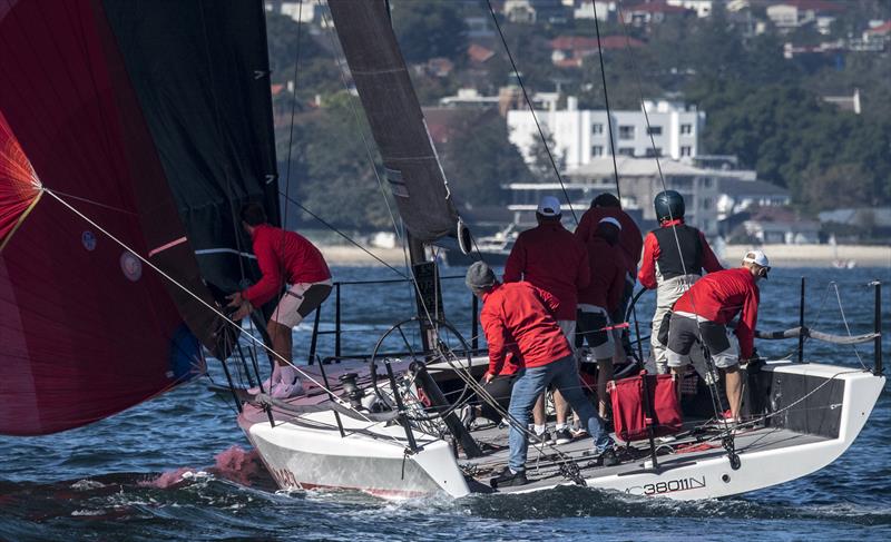 Leslie Green's Ginger during MC38 2022 Season Act 5 on Sydney Harbour photo copyright Marg's Yacht Photos taken at Middle Harbour Yacht Club and featuring the MC38 class