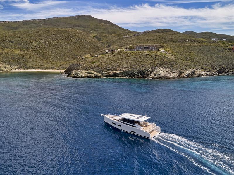 Omikron-60 features an easily driven, fuel efficient hull shape  -  Juan Yacht Design - October 2025 - photo © Studio Reskos