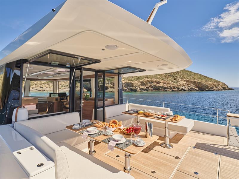 The large multi-use cockpit is a feature of the Omikron-60 -  Juan Yacht Design - October 2025 - photo © Studio Reskos