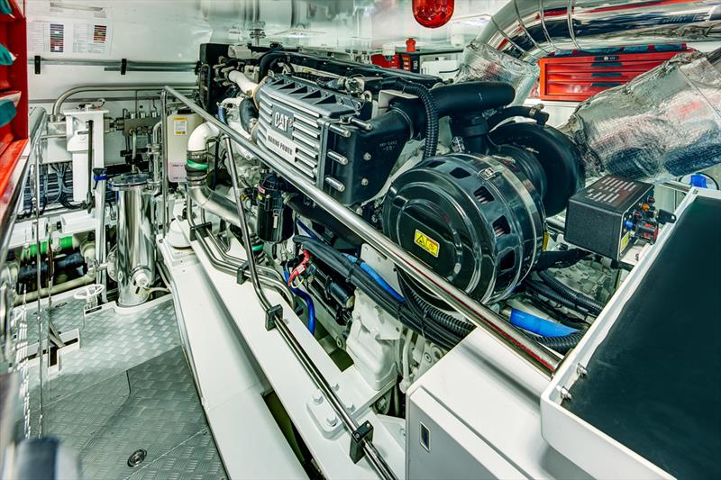 Engine Room - Encore - designed by DuBois - built by Alloy Yachts - photo © McD Yachts