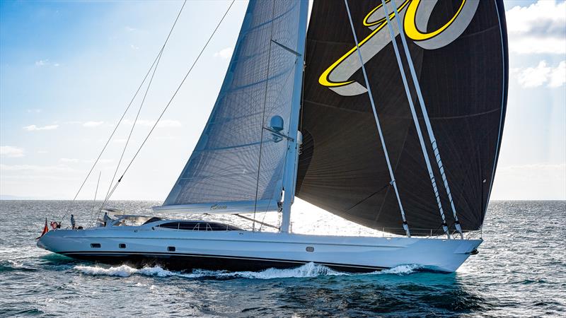 Encore features a Reacher, Blade and Staysail options - Encore - designed by DuBois - built by Alloy Yachts - photo © McD Yachts