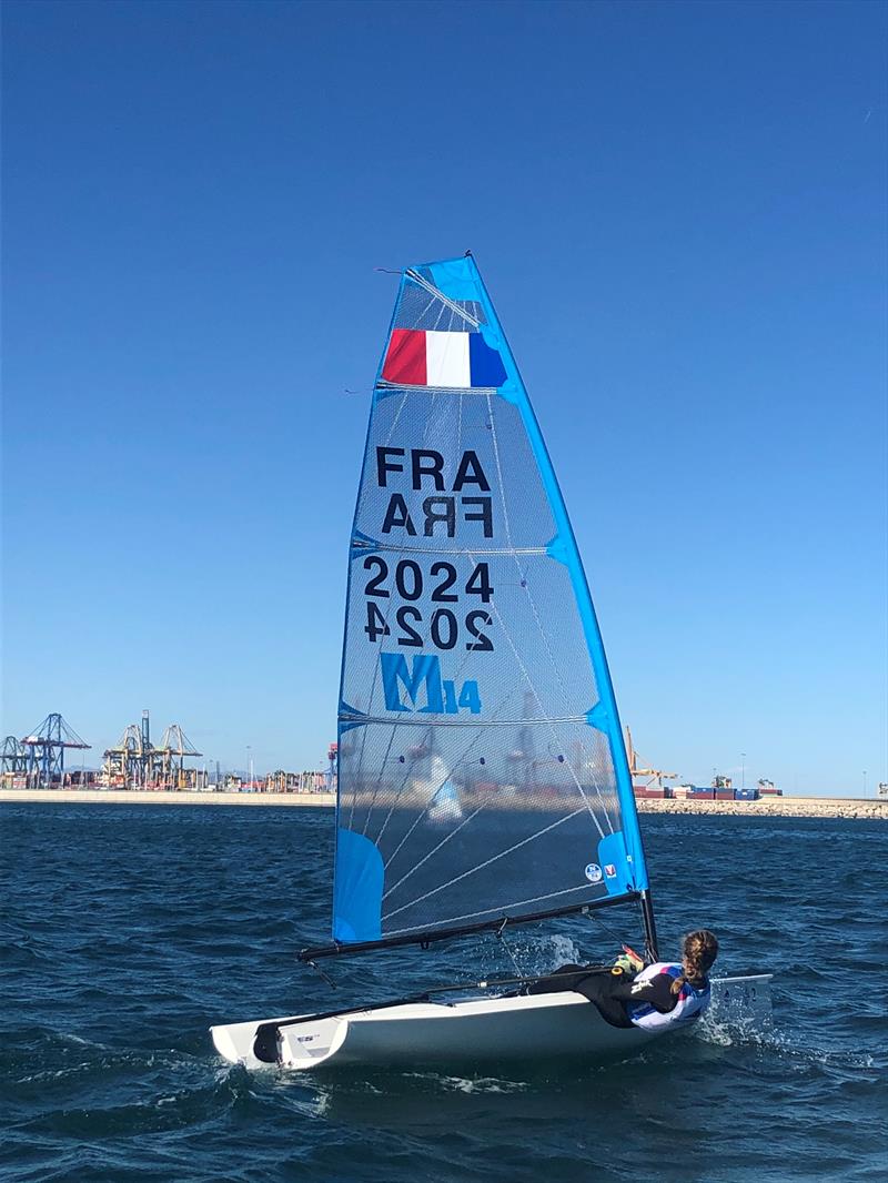 Melges 14s at the Olympic One Person Dinghy Sea Trials in Valencia photo copyright Melges taken at  and featuring the Melges 14 class