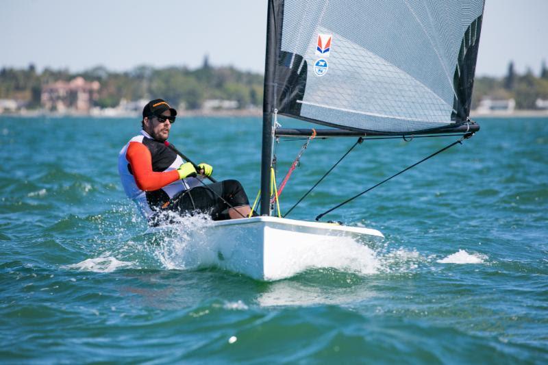 Second Place - Adam Ankers, Privateer Yacht Club - 2018 Melges 14 Midwinter Championship photo copyright Hannah Noll taken at Sarasota Sailing Squadron and featuring the Melges 14 class
