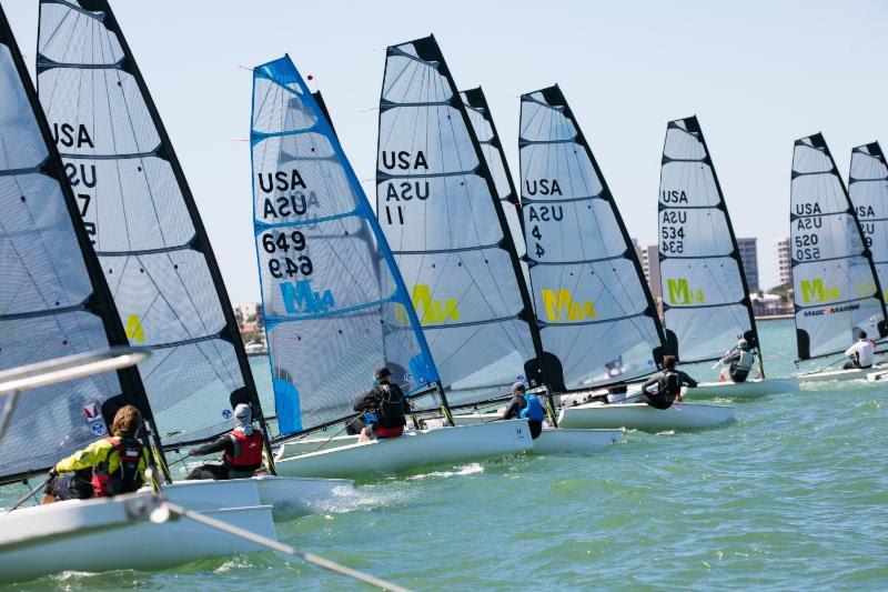 2018 Melges 14 Midwinter Championship photo copyright Hannah Noll taken at Sarasota Sailing Squadron and featuring the Melges 14 class