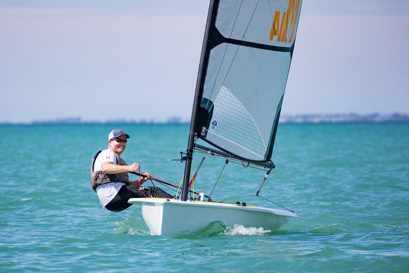 Harry Melges III - Third Place - 2019 Melges 14 Midwinter Championship photo copyright Hannah Noll taken at Sarasota Sailing Squadron and featuring the Melges 14 class