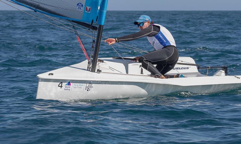 Melges 14 - Equipment selection Sea-trials - 2024 Olympic Sailing Competition  - Men's and Women's One Person Dinghy Events photo copyright Daniel Smith - World Sailing taken at Real Club Nautico Valencia and featuring the Melges 14 class