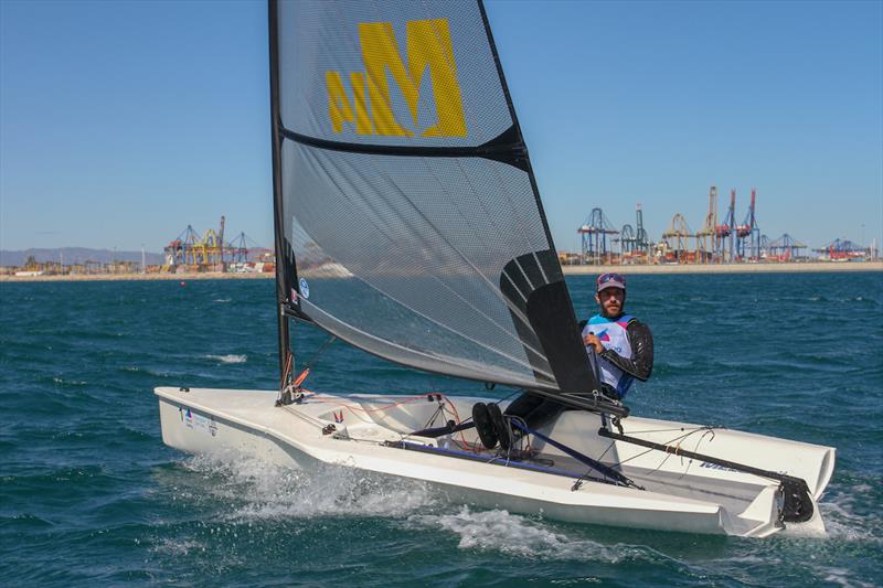 Melges 14 - Equipment selection Sea-trials - 2024 Olympic Sailing Competition  - Men's and Women's One Person Dinghy Events photo copyright Daniel Smith - World Sailing taken at Real Club Nautico Valencia and featuring the Melges 14 class