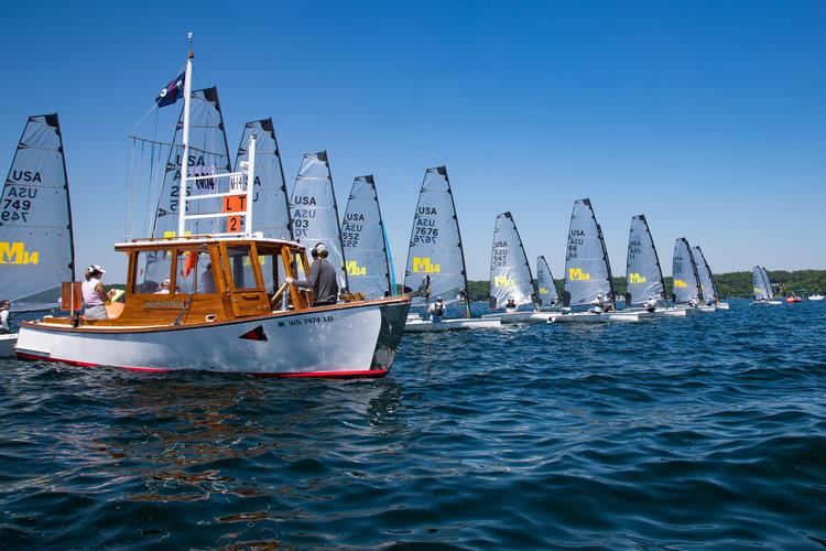 Melges 14 U.S. National Championship photo copyright Hannah Lee Noll taken at Lake Geneva Yacht Club and featuring the Melges 14 class