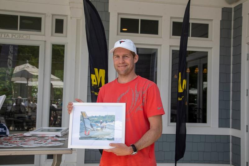 Vincent Porter · Third Place - Day 3 - 2019 Melges 14 U.S. National Championship photo copyright Hannah Noll taken at Lake Geneva Yacht Club and featuring the Melges 14 class