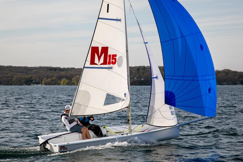 The new Melges 15 struts her stuff on the waters of Wisconsin's Lake Geneva photo copyright Melges Performance Sailboats taken at Lake Geneva Yacht Club and featuring the Melges 15 class