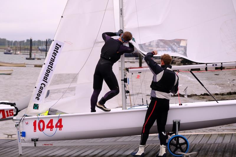 64th Endeavour Trophy - Sam Barker and Josh O'Brien represting the International Canoe class prepare to launch - photo © Roger Mant