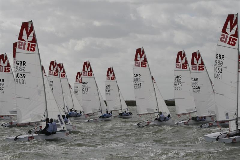 64th Endeavour Trophy - Tough conditions at the start photo copyright Sue Pelling taken at Royal Corinthian Yacht Club and featuring the Melges 15 class