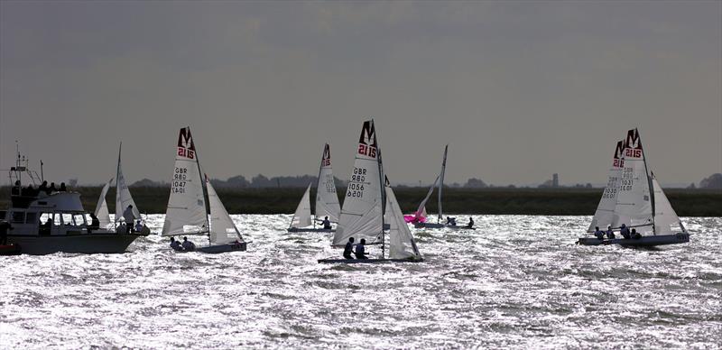 64th Endeavour Trophy - Race 1 second upwind leg photo copyright Mark Jardine taken at Royal Corinthian Yacht Club and featuring the Melges 15 class