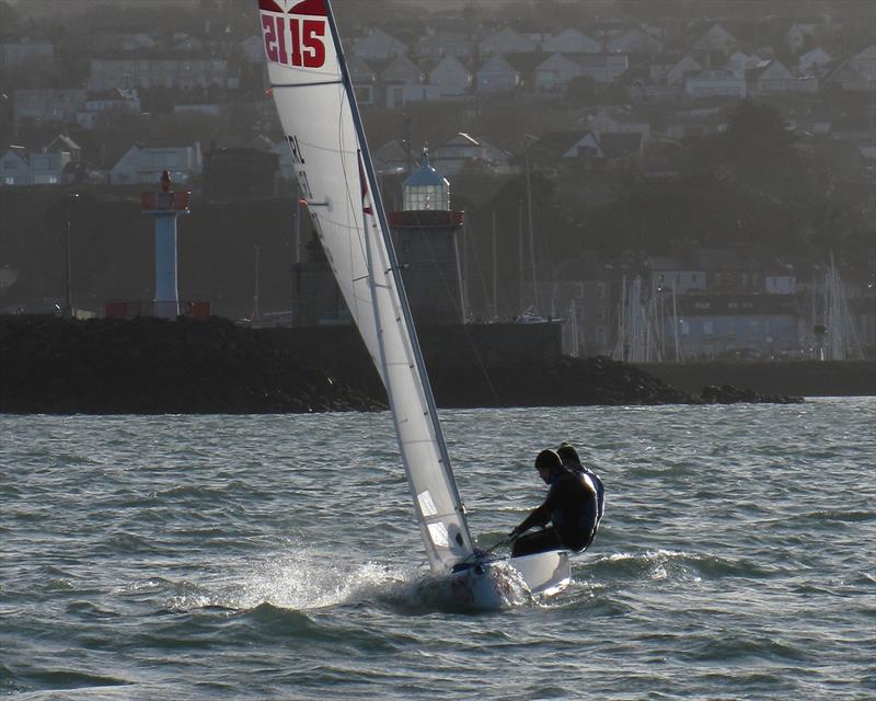 Melges 15 R MacDonell and E Kernan during the New Year's Day racing at Howth Yacht Club - photo © Neil Murphy