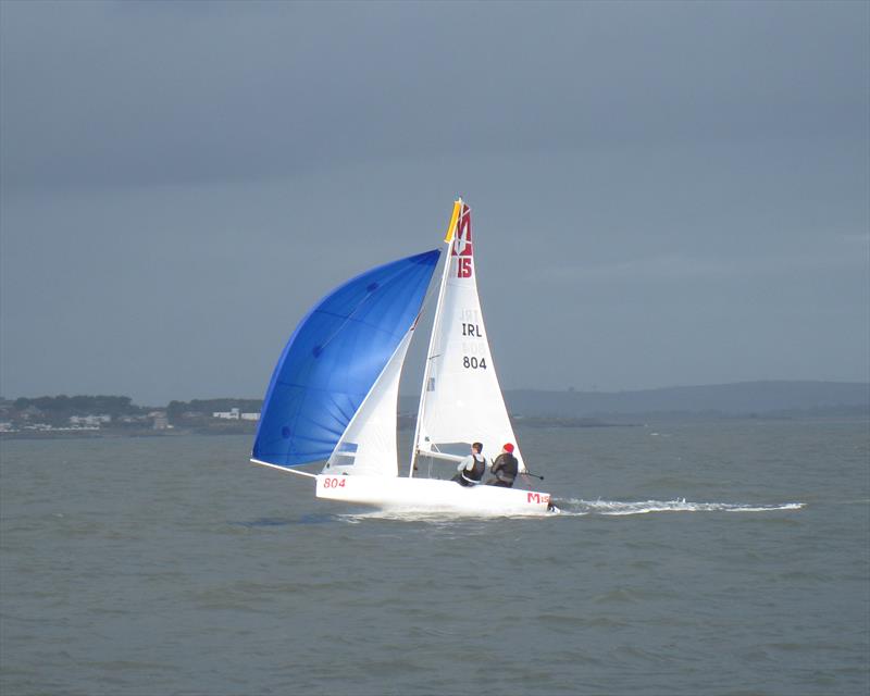 Melges 15 of D Johnston and M Cotter on Howth YC Dinghy Frostbites Spring Series Day 4 photo copyright Neil Murphy taken at Howth Yacht Club and featuring the Melges 15 class