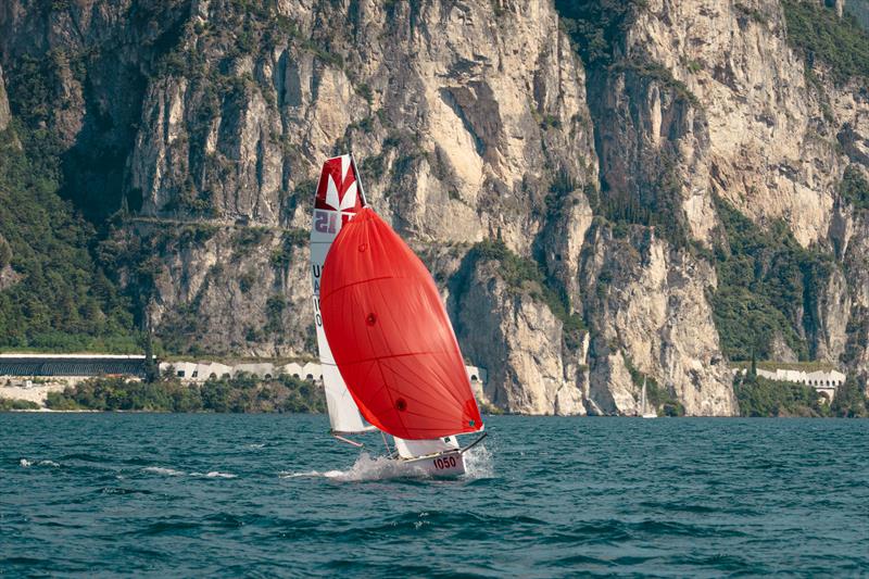 Melges 15 European Cup at Lake Garda photo copyright Chaira Agnese Slijk taken at Fraglia Vela Riva and featuring the Melges 15 class