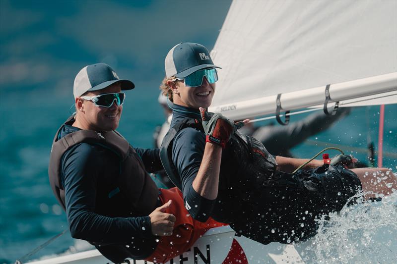 Melges 15 European Cup at Lake Garda photo copyright Chaira Agnese Slijk taken at Fraglia Vela Riva and featuring the Melges 15 class
