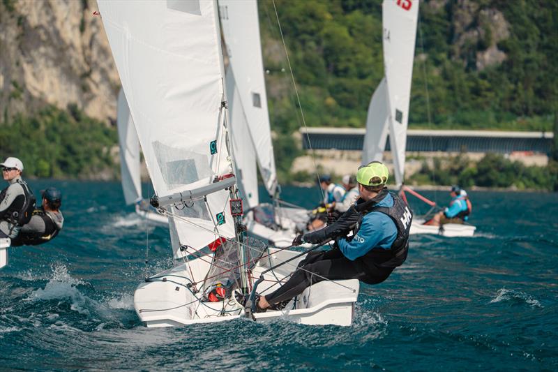Melges 15 European Cup at Lake Garda photo copyright Marianna Matteotti taken at Fraglia Vela Riva and featuring the Melges 15 class