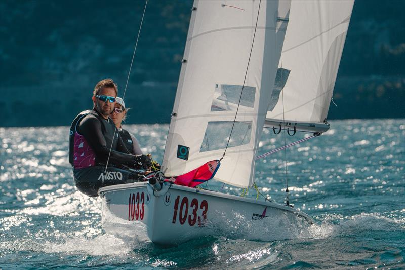 Melges 15 European Cup at Lake Garda photo copyright Marianna Matteotti taken at Fraglia Vela Riva and featuring the Melges 15 class