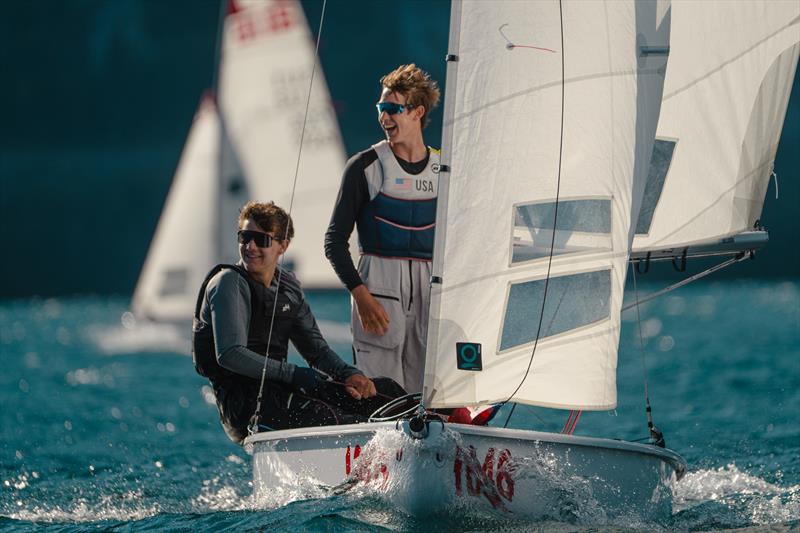 Melges 15 European Cup at Lake Garda photo copyright Marianna Matteotti taken at Fraglia Vela Riva and featuring the Melges 15 class