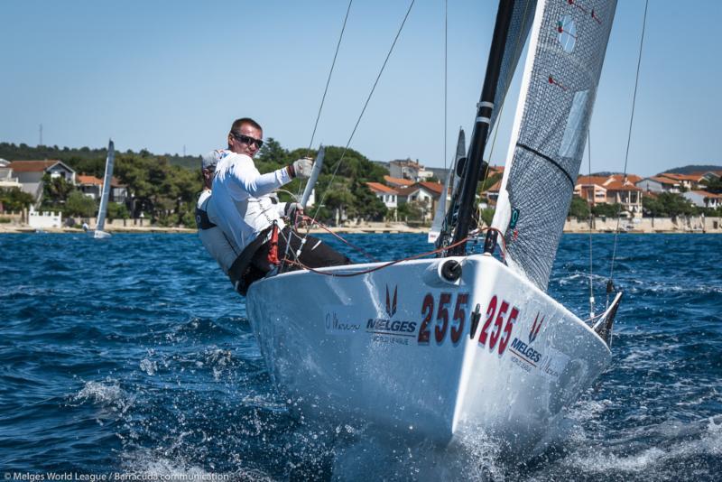 Melges 20 World League Zadar day 1 photo copyright Melges World League / Barracuda Communication taken at  and featuring the Melges 20 class