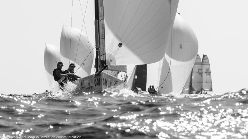 2018 Melges 20 World Champion - Drew Freides, Pacific Yankee photo copyright Melges World League / Barracuda Communications taken at Yacht Club Cagliari and featuring the Melges 20 class