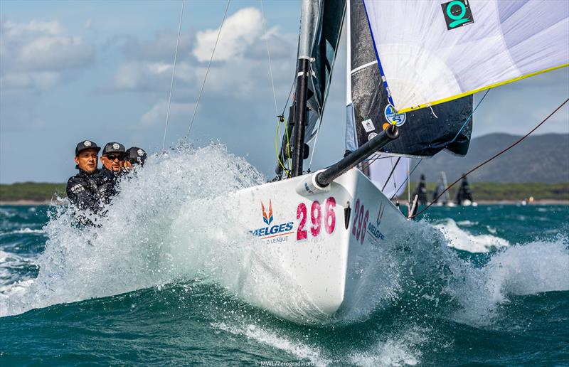 Melges 20 World Championship at Cala Galera, Greece day 1 photo copyright MWL / Zerogradinord taken at  and featuring the Melges 20 class