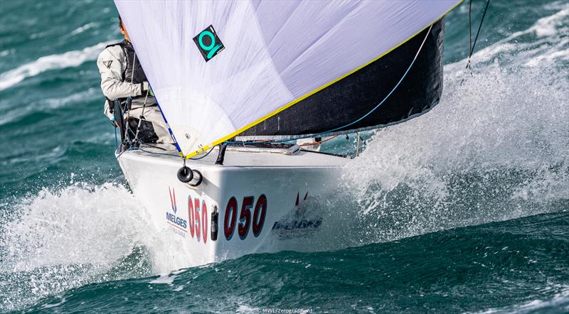 Melges 20 World Championship at Cala Galera, Greece day 1 photo copyright MWL / Zerogradinord taken at  and featuring the Melges 20 class