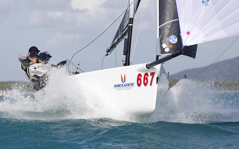 Melges 20 World Championship at Cala Galera, Greece day 1 - photo © MWL / Zerogradinord